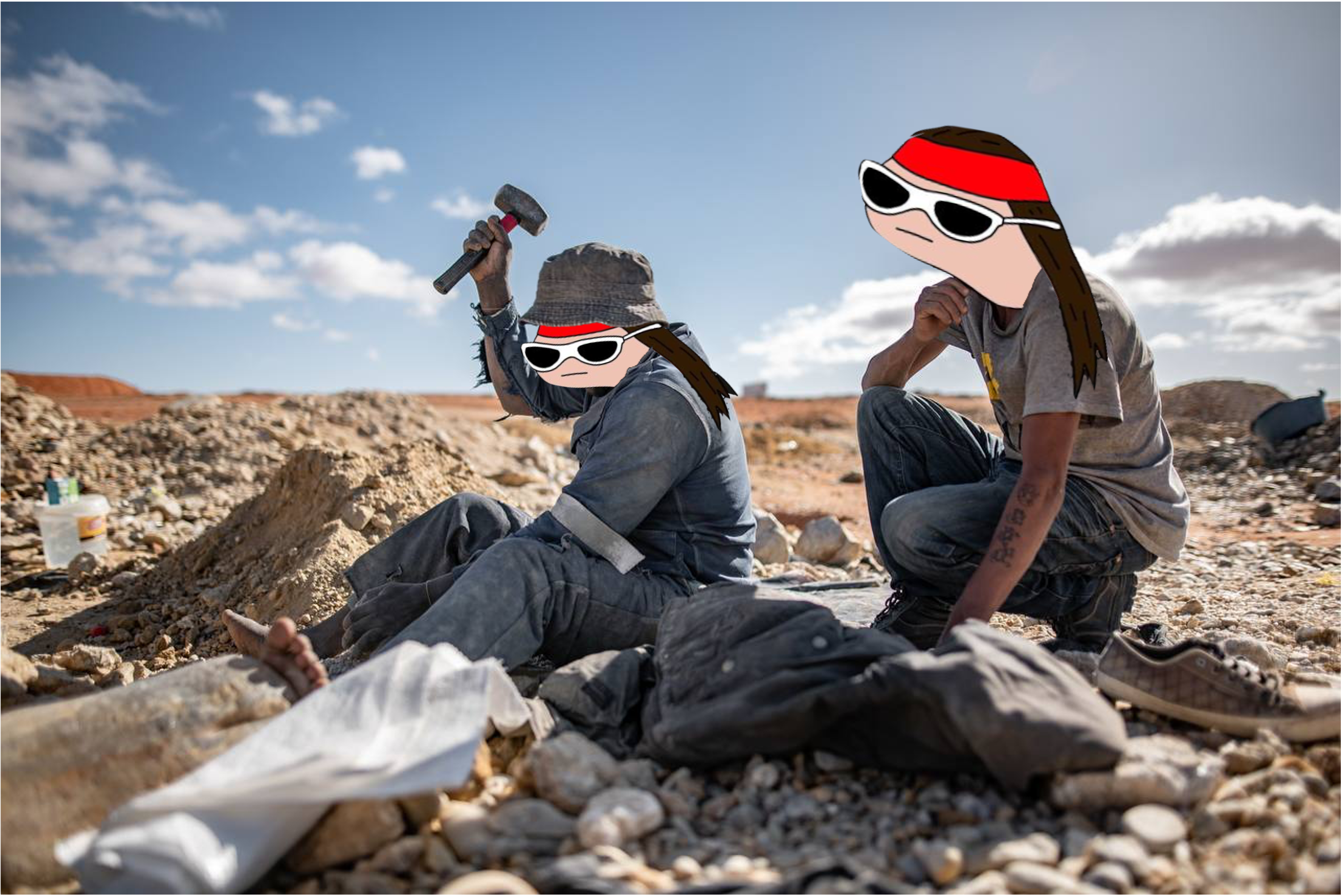 break rocks